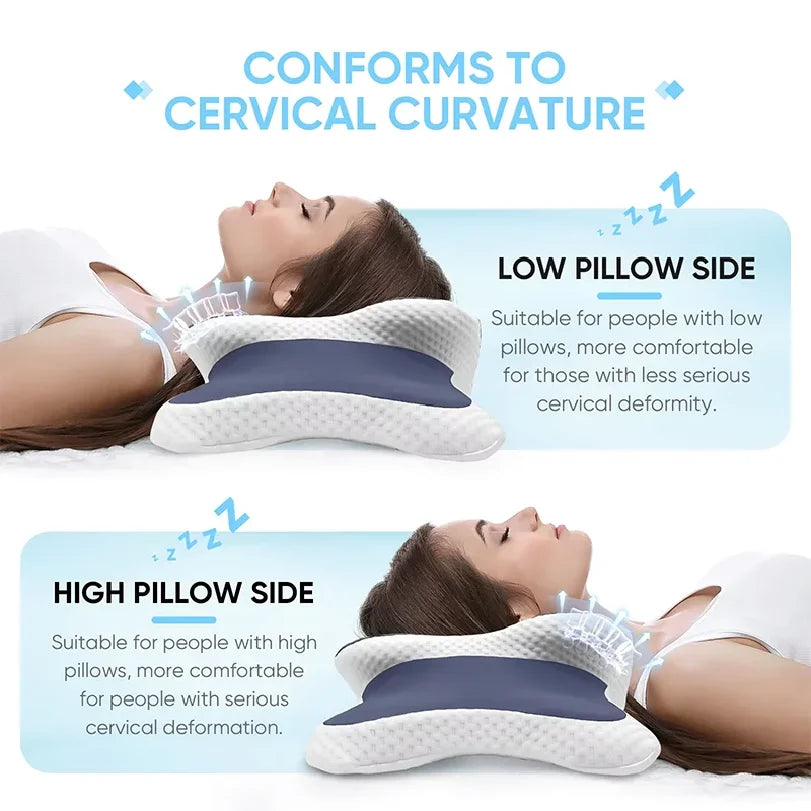 Ergonomic Memory Foam Cervical Pillow
