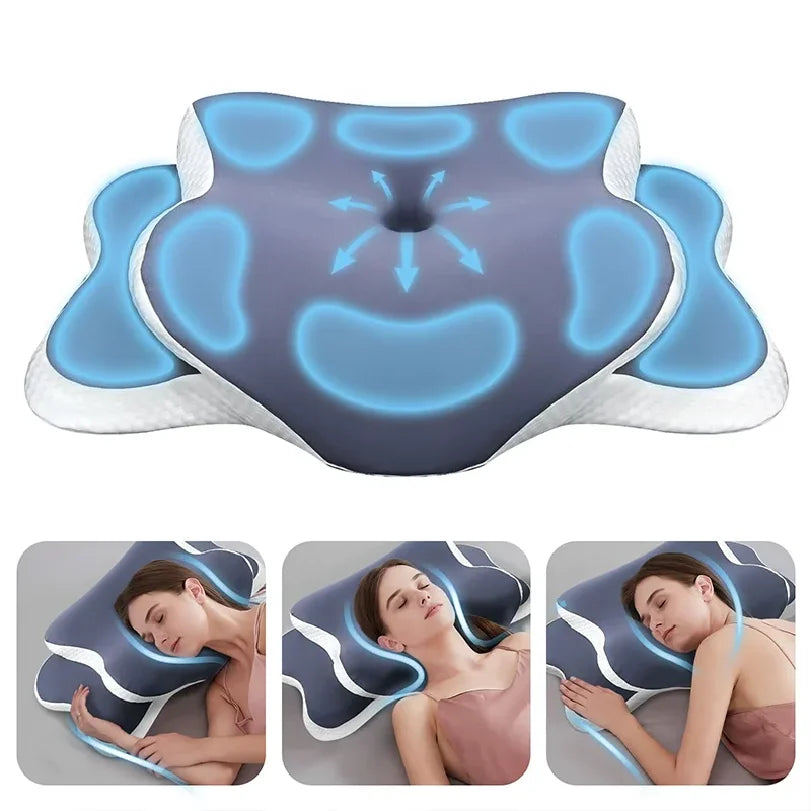 Ergonomic Memory Foam Cervical Pillow