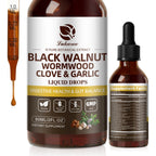 Black Walnut Herbal Liquid Drops with Wormwood, Clove & Garlic (60ml)
