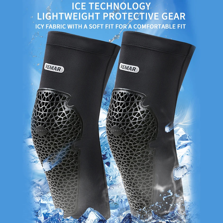 Summer Breathable Motorcycle Knee & Elbow Protection Pads