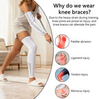 Full Leg Compression Sleeves with Anti-Slip Grip
