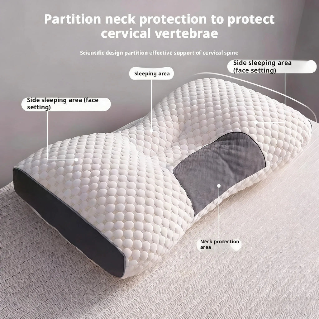 Knitted Cotton Cervical Support Pillow