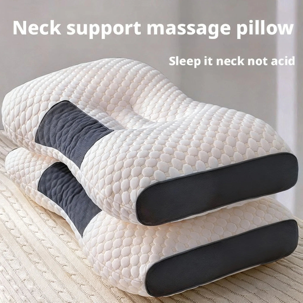 Knitted Cotton Cervical Support Pillow