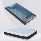 Double-Sided Gel Cooling Memory Foam Pillow