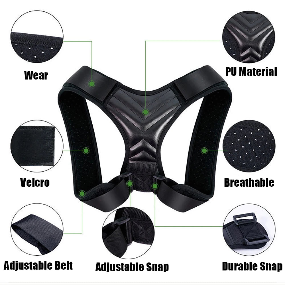 Adjustable Back Posture Correction Belt