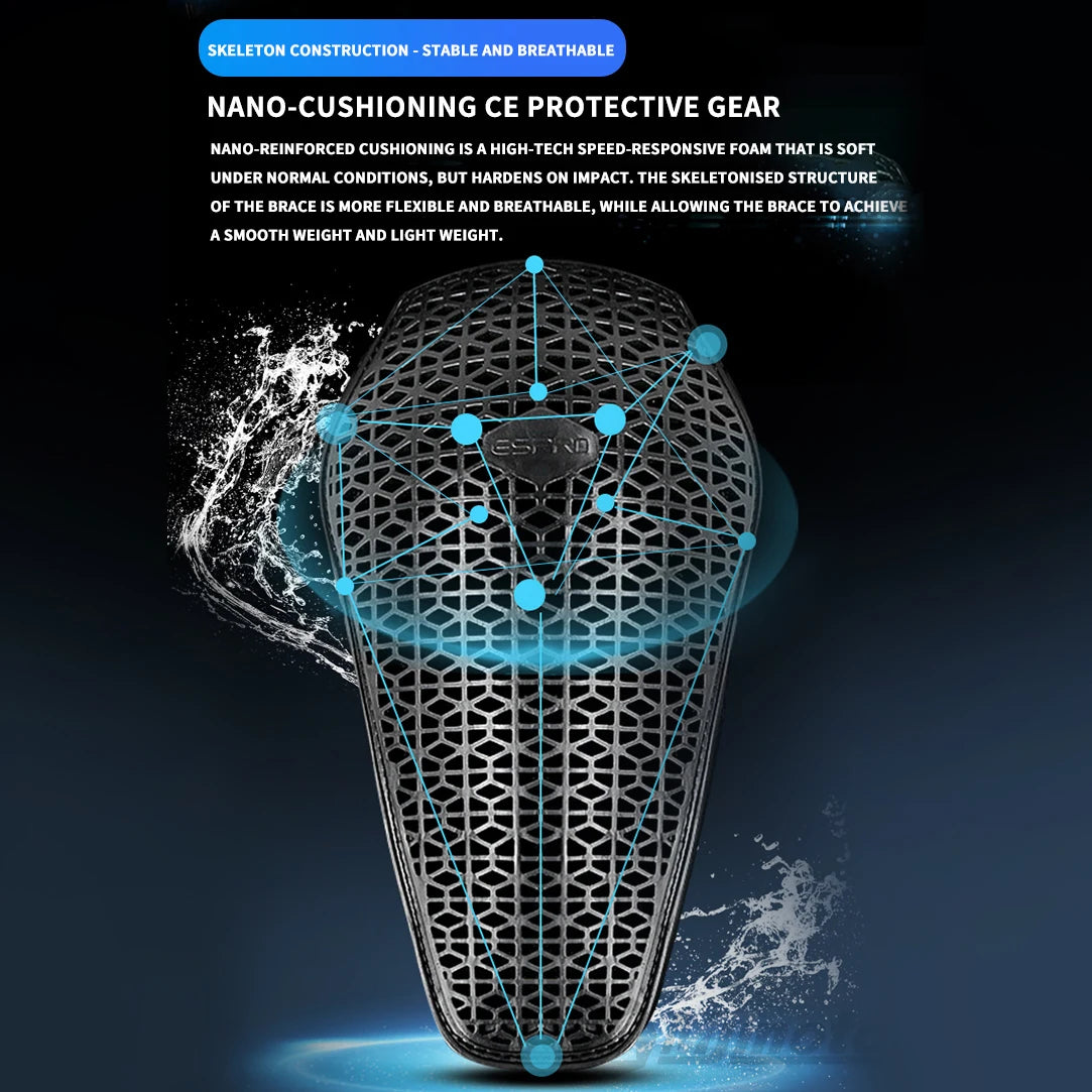 Summer Breathable Motorcycle Knee & Elbow Protection Pads