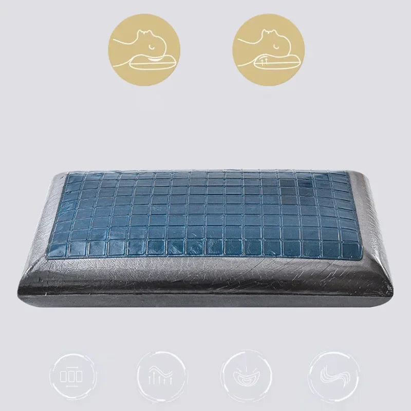 Double-Sided Gel Cooling Memory Foam Pillow