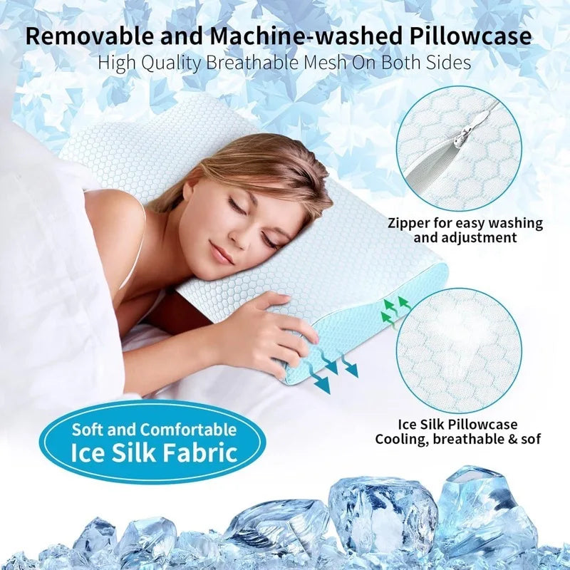 Ergonomic Memory Foam Neck Pillow