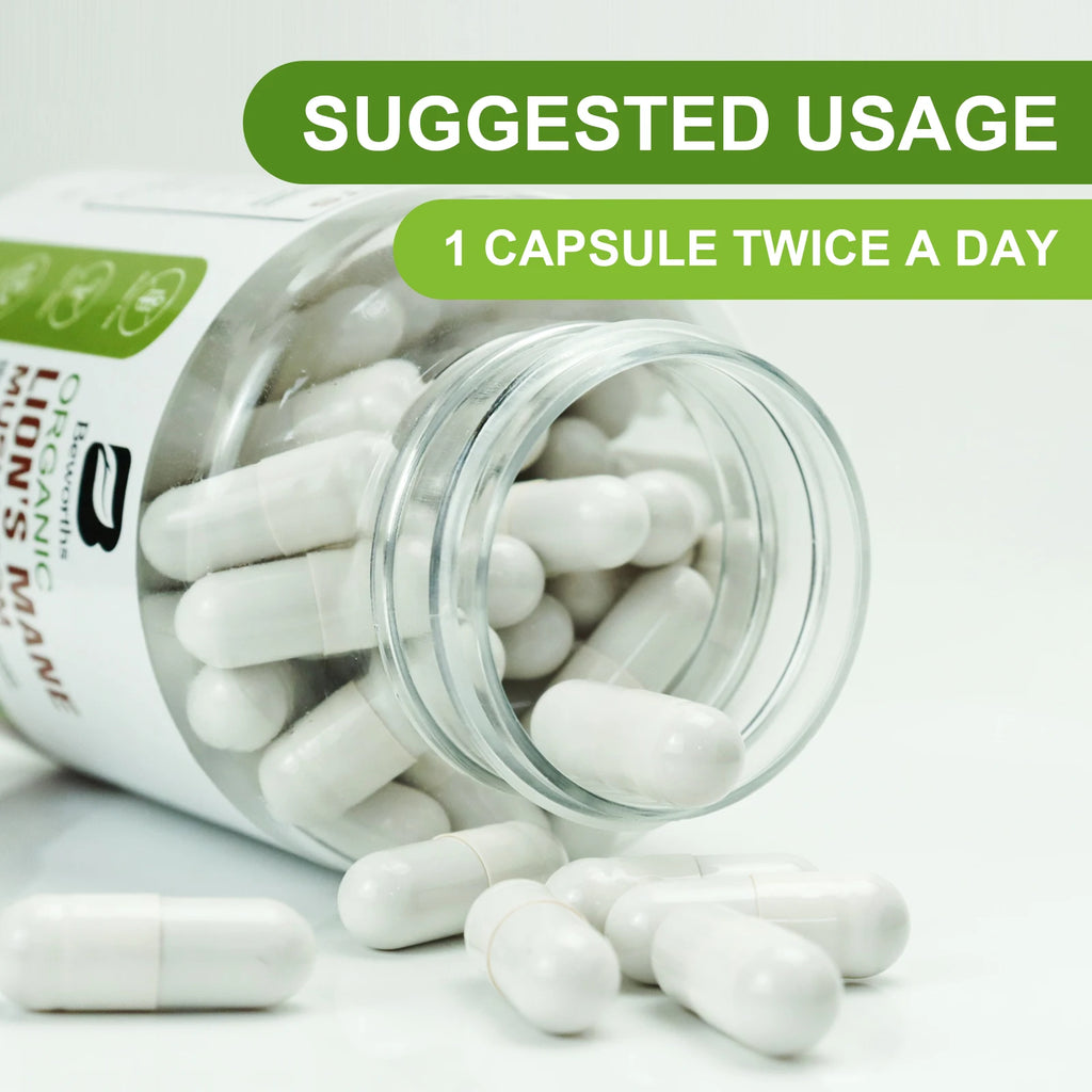 Lion's Mane Mushroom & Cordyceps Capsules