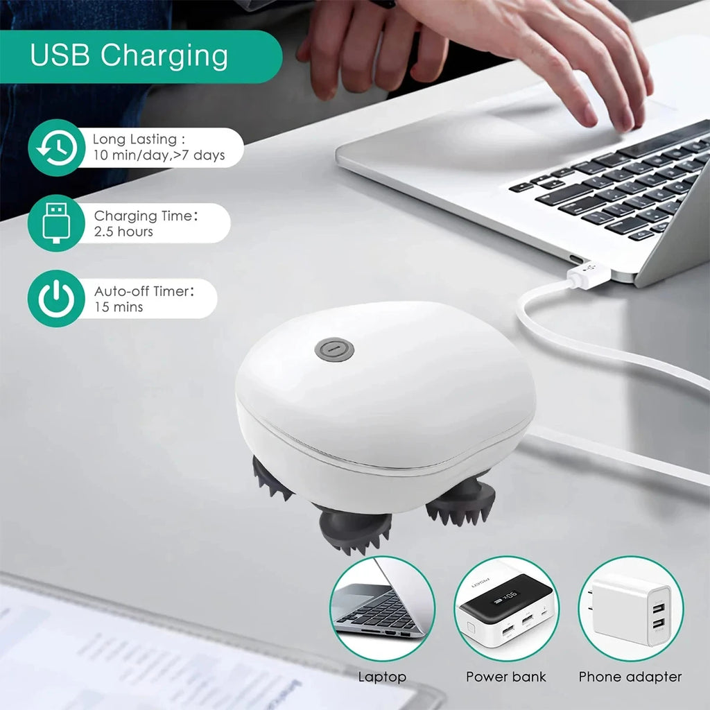 Adjustable Speed Head Massager
