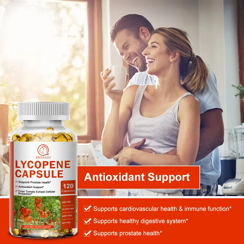 Lycopene Capsules for Men's Daily Wellness