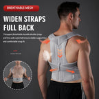 Adjustable Back Brace & Posture Corrector