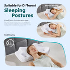 Ergonomic Memory Foam Cervical Pillow