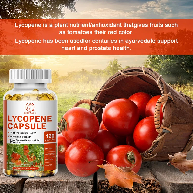 Lycopene Capsules for Men's Daily Wellness