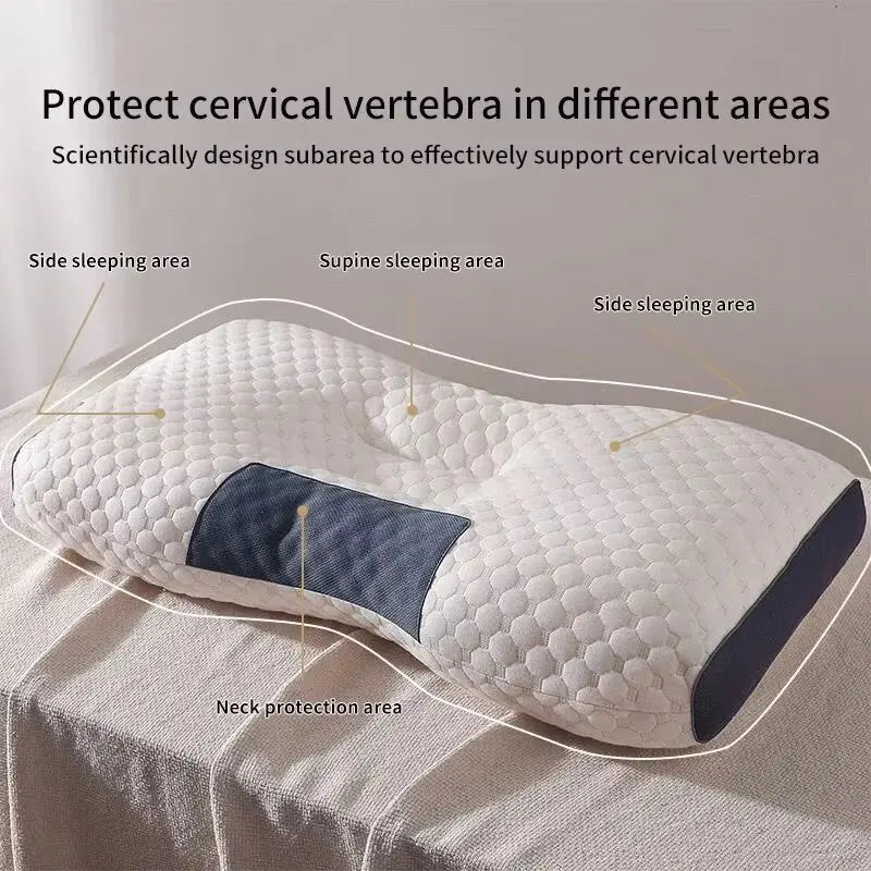 Knitted Cotton Cervical Support Pillow