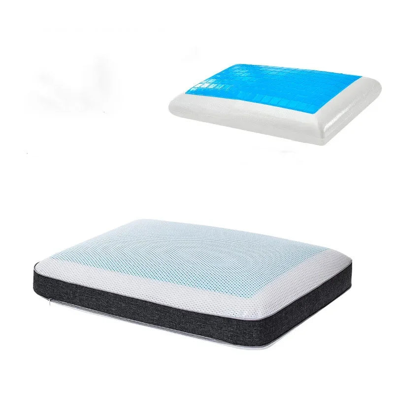 Double-Sided Gel Cooling Memory Foam Pillow