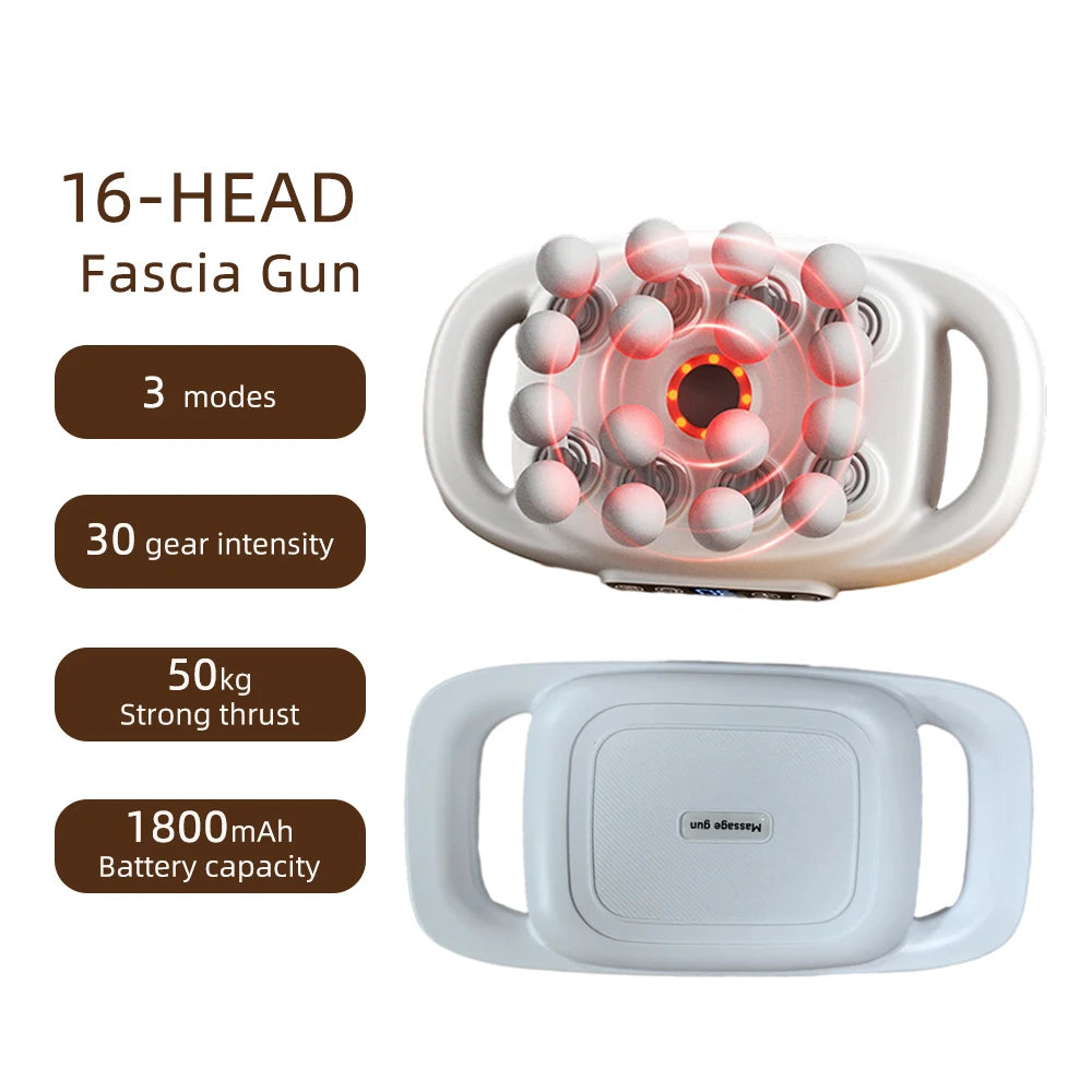 16-Head Massage Gun