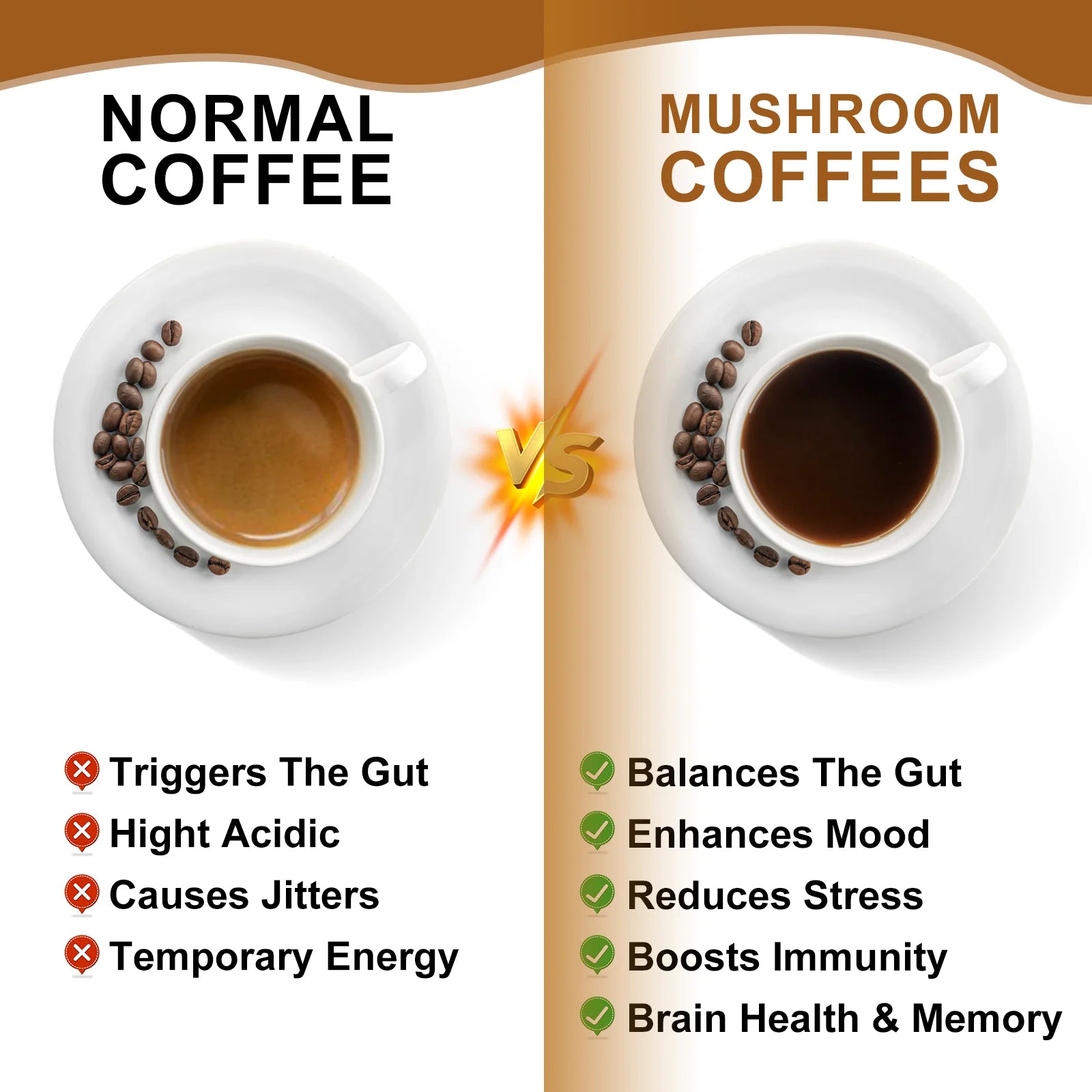 Mushroom Coffee Blend Powder (120g)