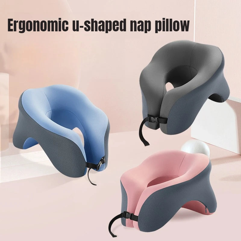 Portable U-shaped Travel Pillow