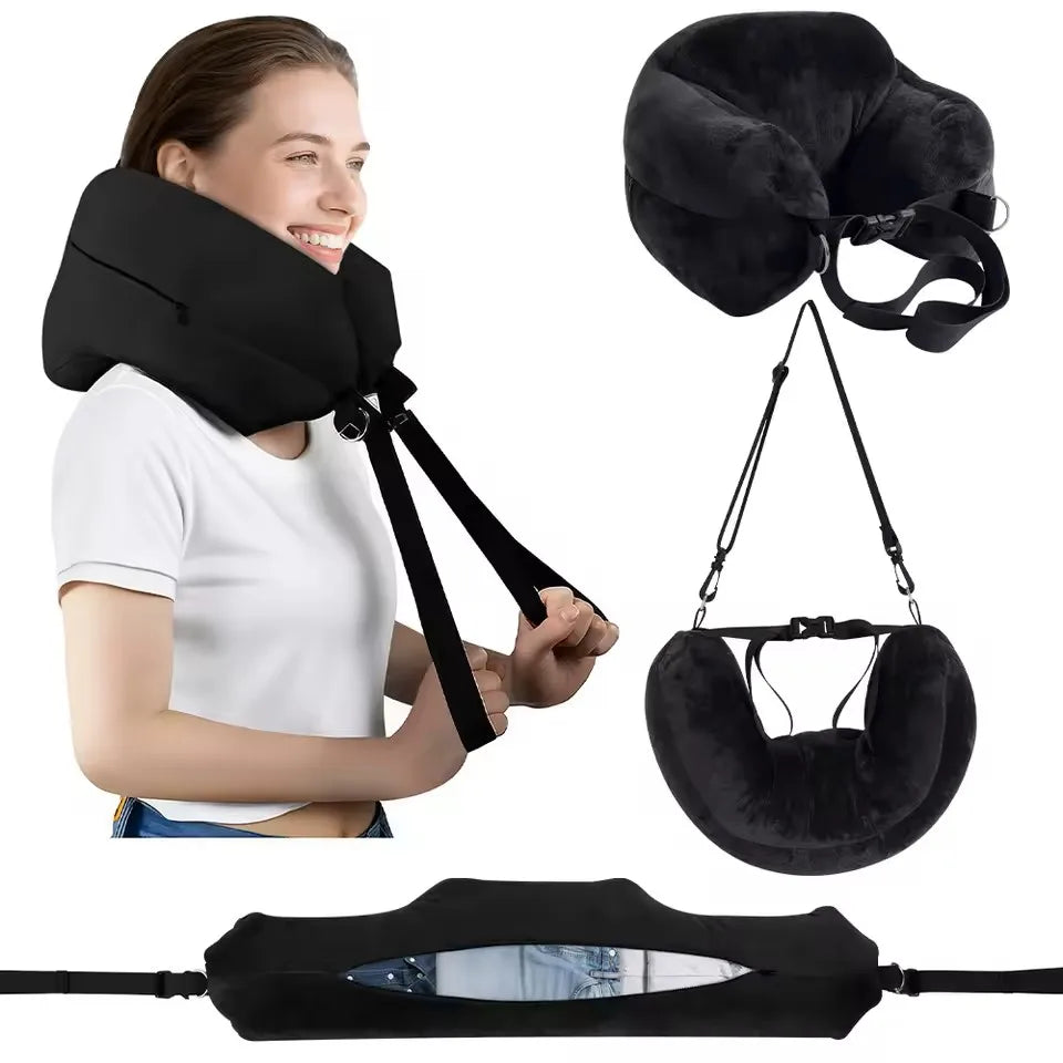 Adjustable U-Shaped Neck Pillow