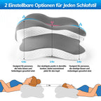 Double-Sided Ergonomic Memory Foam Cervical Pillow