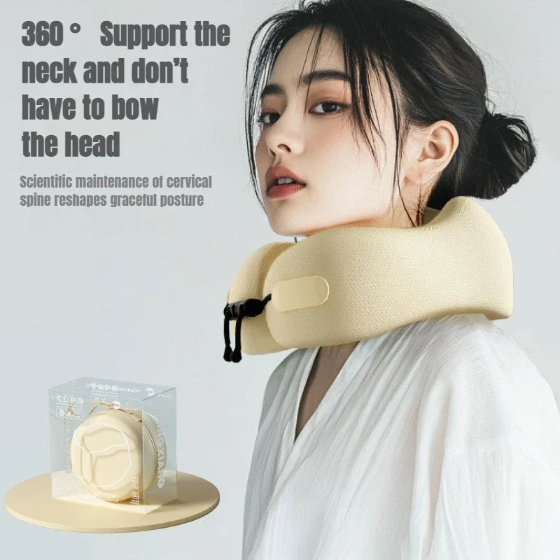 Portable U-shaped Travel Pillow