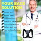 Adjustable Back & Shoulder Posture Corrector Belt