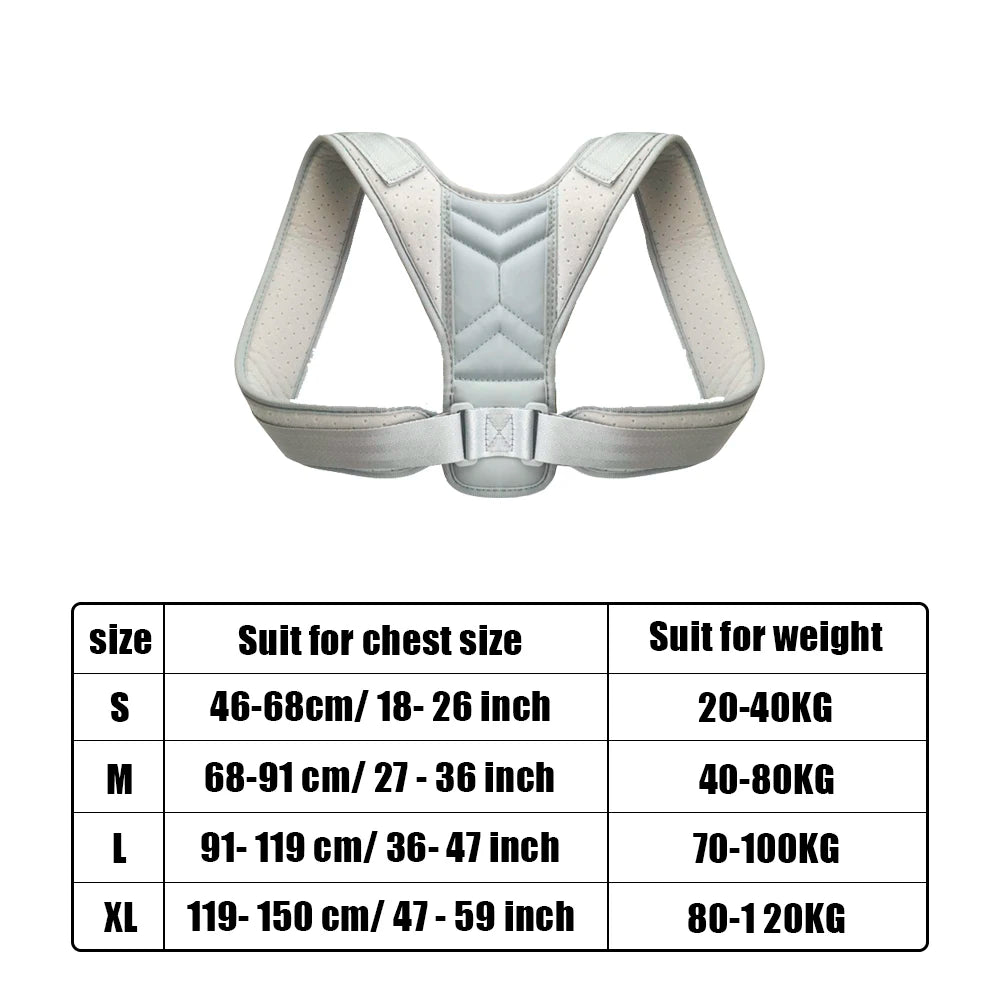 Adjustable Back Posture Correction Belt