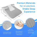 Ergonomic Bed Wedge Pillow