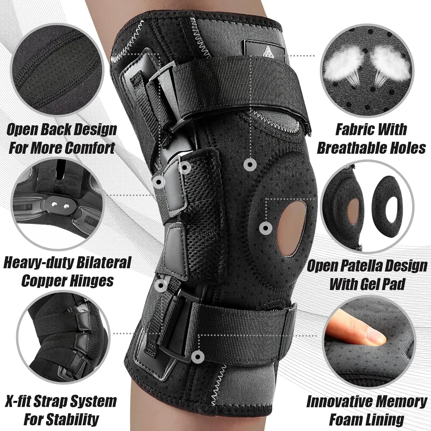 Hinged Knee Brace Support