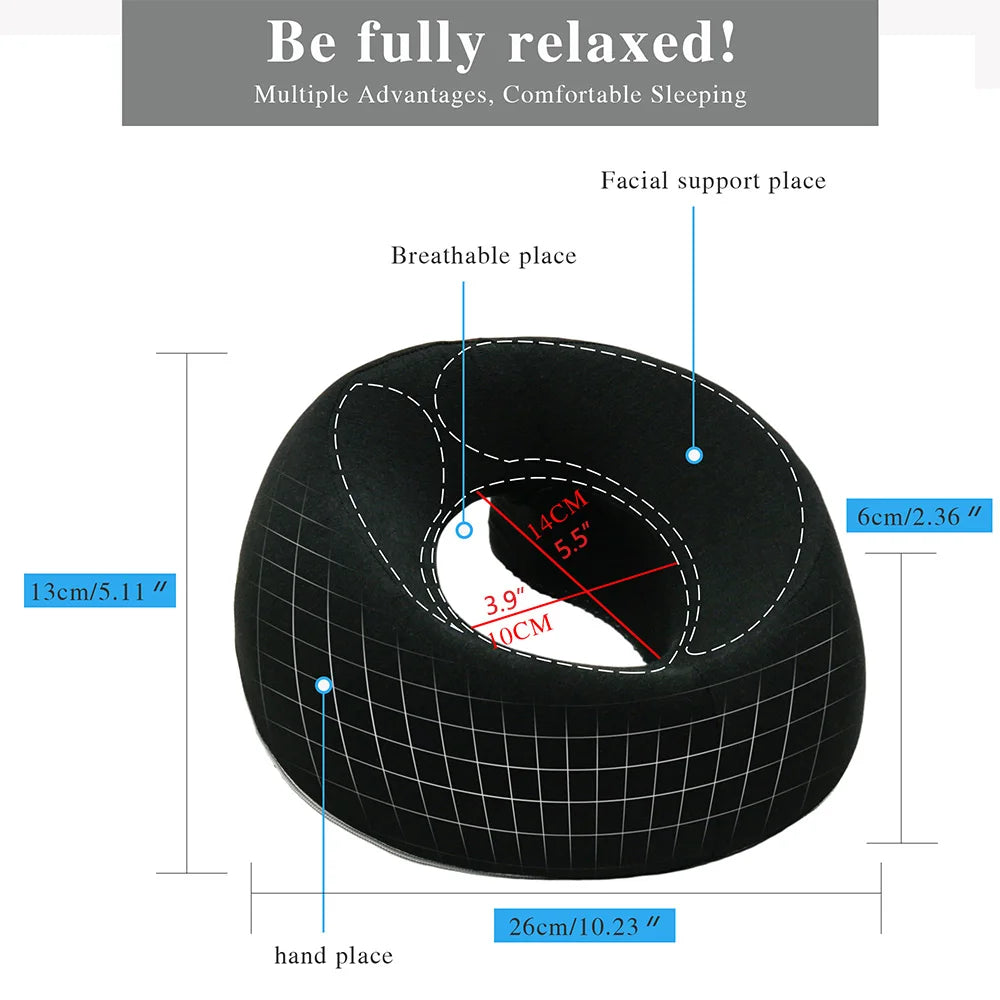 Face Down Memory Foam Pillow