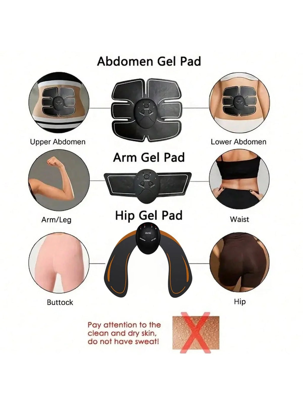 EMS Muscle Stimulator Trainer Massage