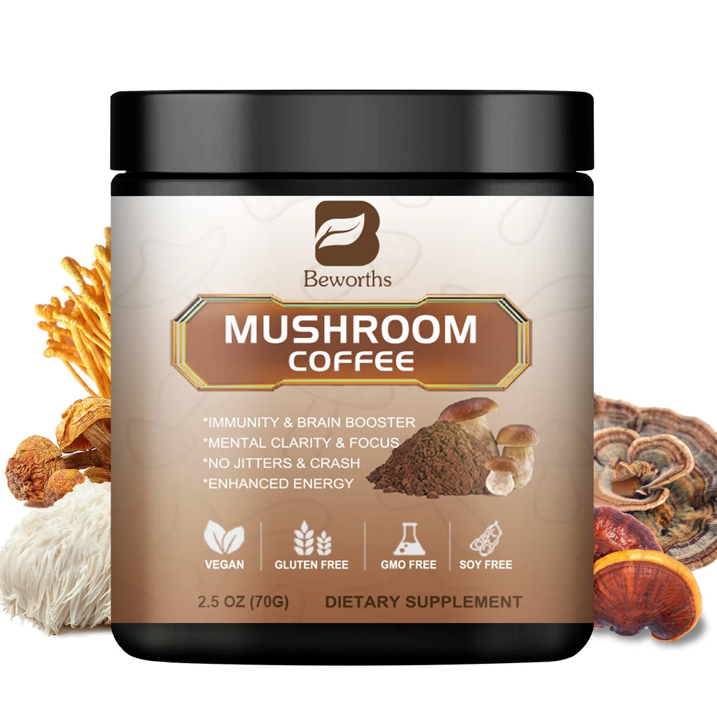 Mushroom Coffee Blend with Reishi & Lion's Mane (70g)