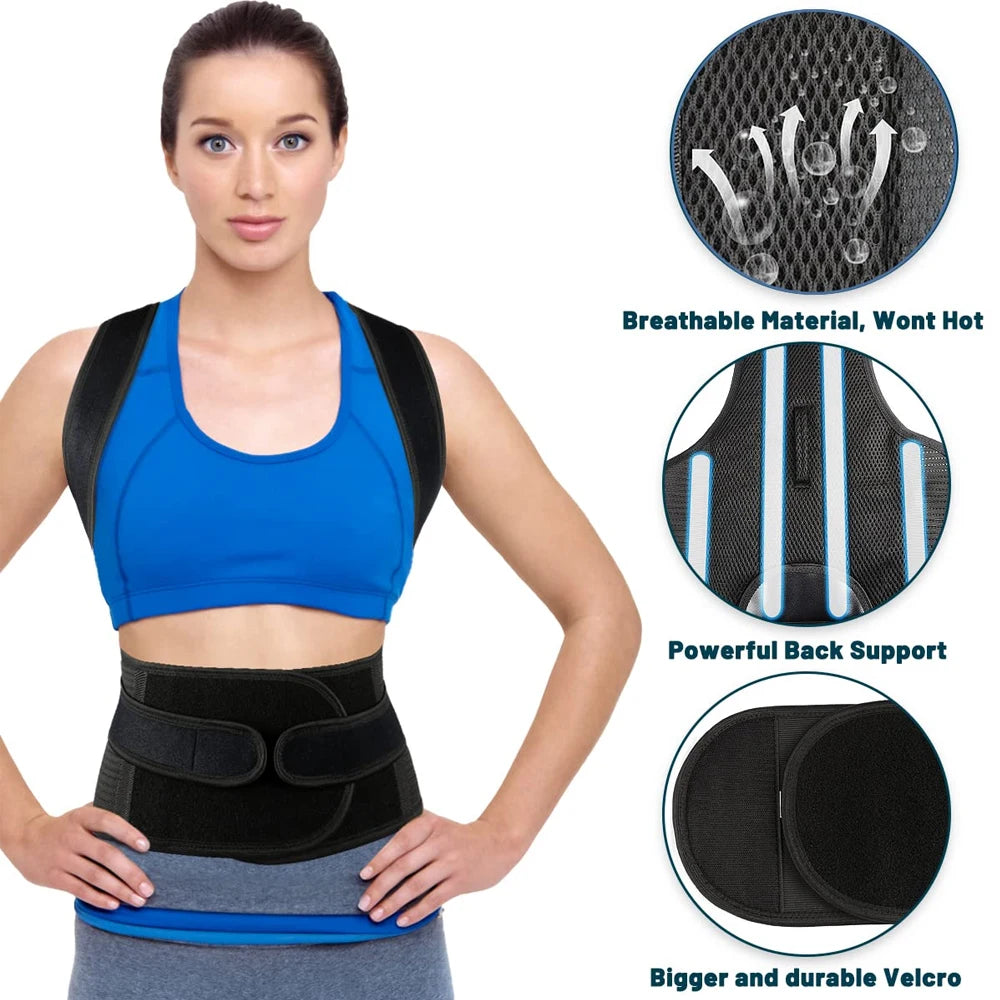 Adjustable Back Brace Posture Corrector