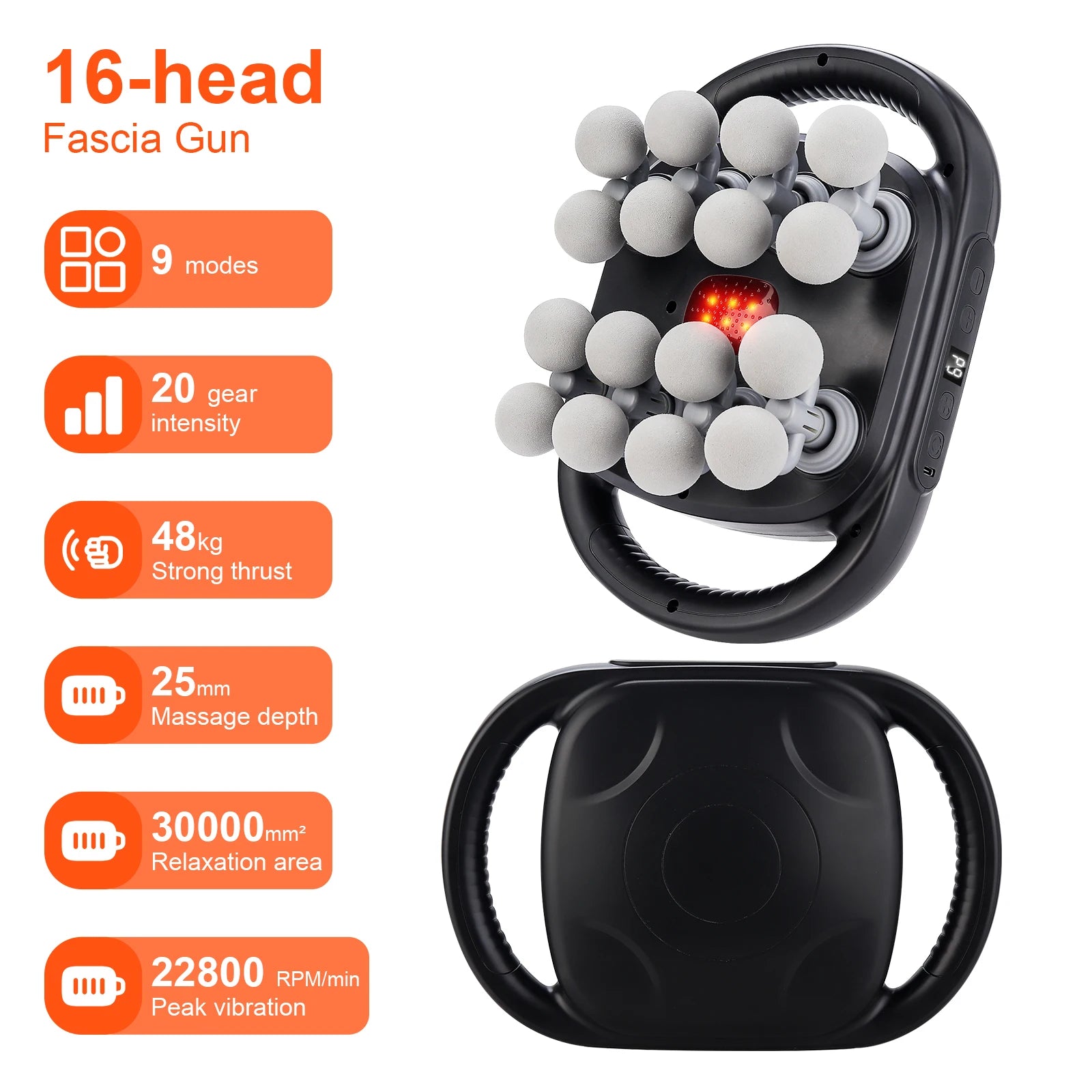 16-Head Massage Gun