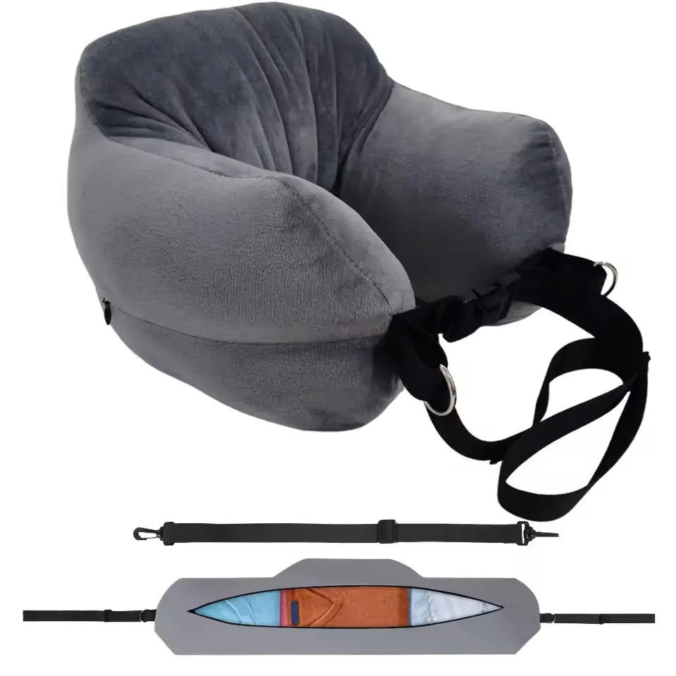 Adjustable U-Shaped Neck Pillow