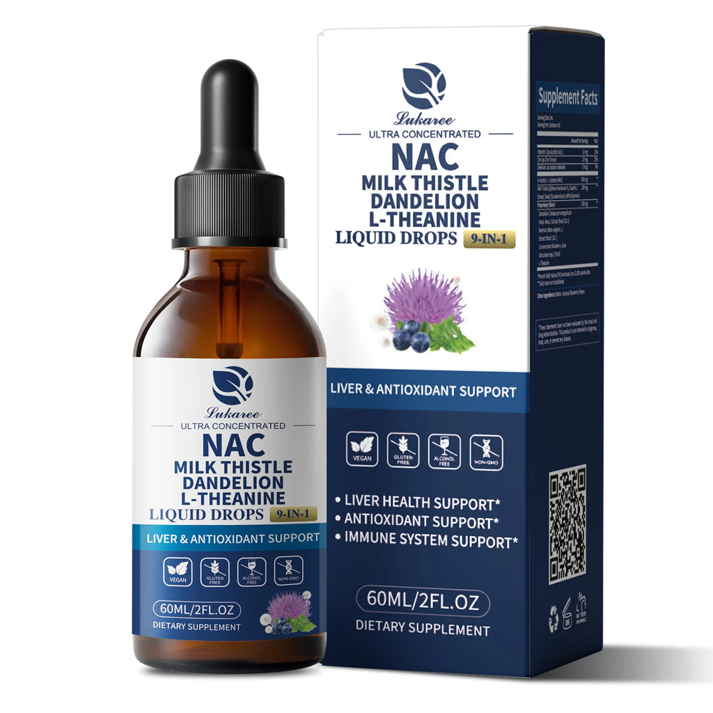 N-Acetyl L-Cysteine (NAC) Supplement with Milk Thistle & Selenium