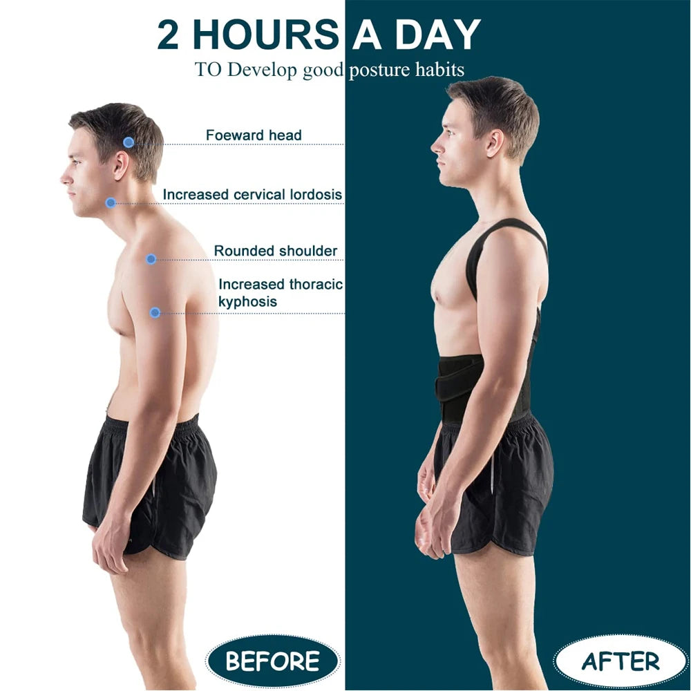 Adjustable Back Brace Posture Corrector