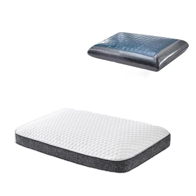 Double-Sided Gel Cooling Memory Foam Pillow