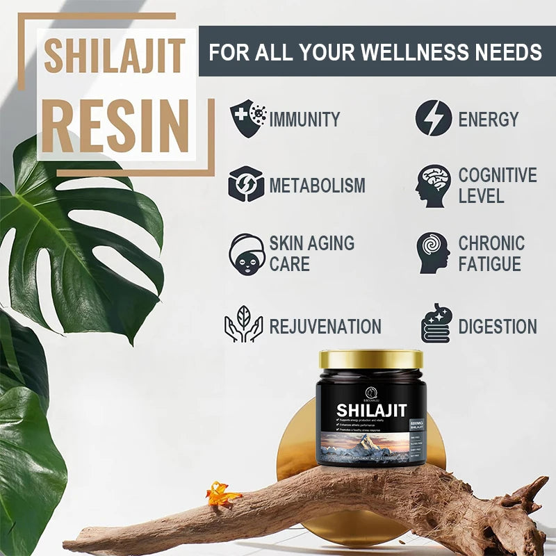 Pure Himalayan Shilajit Resin Mineral Supplement (60g)