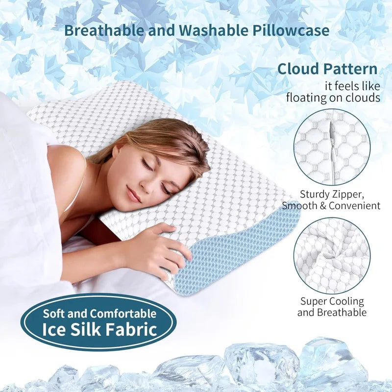 Ergonomic Memory Foam Neck Pillow